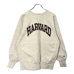 90年代 Champion チャンピオン HARVARD ハーバード REVERSE WEAVE リバースウィーブ スウェット カレッジ グレー(メンズ LARGE) 古着 V9051