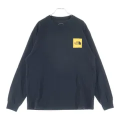 THE NORTH FACE (ザノースフェイス) L/S Square Logo Tee スクエアロゴ ロングスリーブカットソー 長袖Tシャツ ブラック NT82136