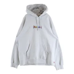 SUPREME (シュプリーム) 22SS Bling Box Logo Hooded Sweatshirt Black ボックスロゴフーディ プルオーバースウェットパーカーホワイト
