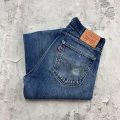 Levi's　リーバイス　505　ボトムス　デニムパンツ　古着　インディゴブルー　濃紺　W33 L28