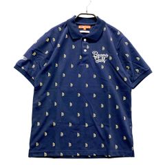 BEAMS GOLF ポロシャツ XL 総柄 ロゴ ゴルフ 渋野日向子着用モデル