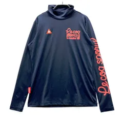 サイズ：M LE COQ GOLF ルコックゴルフ  ハイネック 長袖インナーTシャツ  ネイビー系 [240101559541] ゴルフウェア レディース ストスト