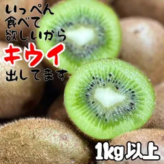 和歌山県産　キウイフルーツ　箱込み1kg以上　(コンパクト発送)