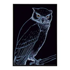 【A3サイズ（約30×42cm）】【lm-poster-4823】【フレーム付き】ネオン 光 光彩 ライト ネオン管 カラフル サイバー 電飾 カフェ バー ポスター イラスト