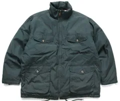 90s EddieBauerエディーバウアー ダウンジャケット 深緑 XL★オールド ビンテージ アウトドア 黒タグ フィールドコート ビッグサイズ