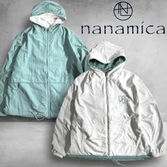 nanamica ナナミカ Reversible Hooded Jacket 速乾撥水 Nyタッサー×Pe天竺 リバーシブル フーディ ジャケット ブルゾン S25SA002 定価3.7万 コーラルグリーン XL ▲098▼51121w04