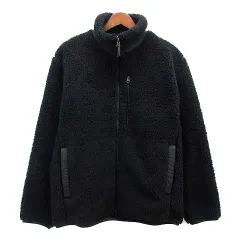 ユニクロ UNIQLO 防風 アウター フリースジャケット ブラック 黒 M 341-450200