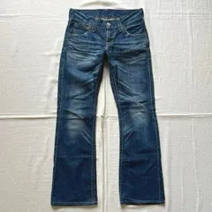 希少　00s　archive　アーカイブ　Levi's　リーバイス　NE507　鬼ヒゲ　ローライズ　フレアシルエット　ブーツカットデニム　ジーンス　赤タブ　ジッパーフライ　W28インチ　Y2K　平成ギャル　strong whiskers flare denim