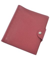 【新品未使用⭐】HERMES エルメス ユリスミニ トゴ 手帳 メモ帳 パープル 未使用⭐】HERMES エルメス ユリスミニ トゴ 手帳 メモ帳 パープル