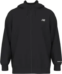 ニューバランス New Balance 53 ダブルニットフーディ 裏起毛 メンズ パーカー フード 3シーズン スウェット ポリエステル 型崩れしにくい トップス トレーナー 部活 クラブ ジム  AMJ53174 BK ブラック
