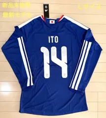 サッカー日本代表 オーセンティックユニフォーム 長袖 #14 ITO (伊東 純也) 2025年-2026年最新モデル Lサイズ