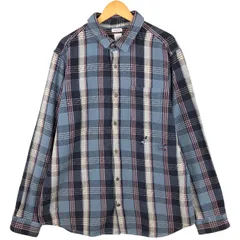 古着 00年代 ギャップ GAP STANDARD FIT 長袖 ヘビーネルチェックシャツ メンズXL相当/eaa598329