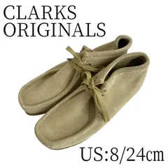 CLARKS　ORIGINALS ベージュ ショートブーツ US:8/24㎝