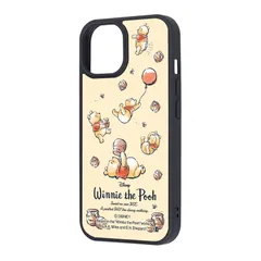 iPhone 15/14/13 / ディズニー / maru 衝撃吸収 バンパー ハイブリッドケース / プーさんとはちみつ