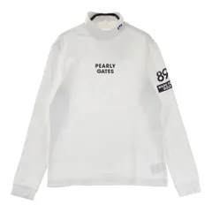 サイズ：1 PEARLY GATES パーリーゲイツ 2023年 長袖ハイネックTシャツ  ホワイト系 [240101588246] ゴルフウェア レディース ストスト