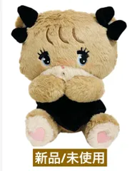 mikko characters　BLACK RIBBON BIGぬいぐるみ【ラテ】新品未使用