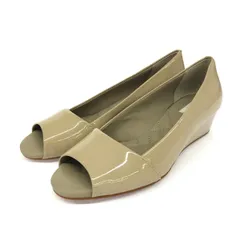 Cole Haan コールハーン オープントゥパンプス 表記サイズ:6B 6B エナメル    ベージュ レディース / 240001178657