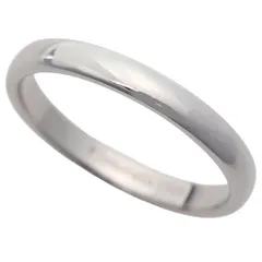 【本物保証】 新品同様 ティファニー TIFFANY & Co. 約5.6g クラシックバンドウェディングリング 指輪 プラチナ Pt950 約18号 結婚指輪