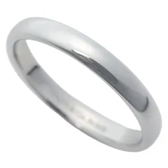 【本物保証】 新品同様 ティファニー TIFFANY & Co. 約4.8g クラシックバンドウェディング リング 指輪 プラチナ Pt950 約15号 結婚指輪