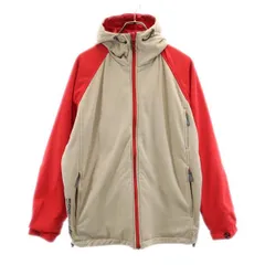 BURTON バートン リバーシブル フードジャケット M ベージュ×レッド メンズ 古着のサムネイル