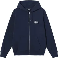 新品特価値スツーシー☆ネイビー STUSSY クラシック大ロゴパーカー トレンドブランドアメリカンストリートルーズカジュアルカップルモデル帽衫 秋男女共通款