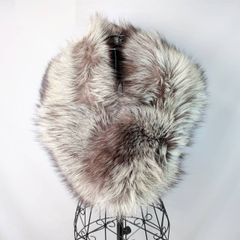 ✨美品✨サガフォックス ショール 本毛皮 ブルーフォックス リアル