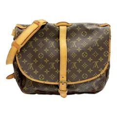 ◆◆LOUIS VUITTON ルイヴィトン ショルダーバッグ モノグラム ソミュール35 M42254 ブラウン