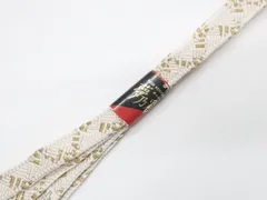 【京松】和装小物 帯締め 帯締 未使用品 礼装用 平組 金糸 r7w12-2297