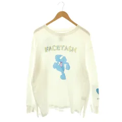 ファセッタズム FACETASM x CPD Mr.SHIRAI PRINT LONG TEE Tシャツ カットソー 4 ホワイト マルチカラー /DO ■OS