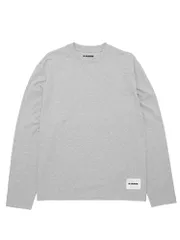 JIL SANDER (ジルサンダー) ロゴタグ クルーネック 長袖 Tシャツのサムネイル