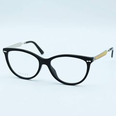 S06-k101 GUCCI グッチ サイドGGロゴ/デザイン セル/メタルフレーム デモレンズ メガネ ブラック/ゴールド/シルバー GG3840/F S06-k101 GUCCI グッチ サイドGGロゴ/デザイン セル/メタルフレーム