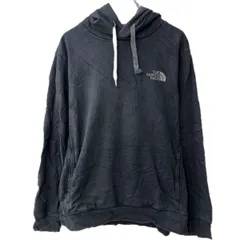 THE NORTH FACE プリントスウェット パーカー M ブラック ノースフェイス フーディー プルオーバー トップス 秋物 a712-6486