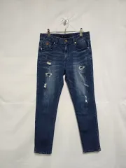 GUESS ゲス ダメージジーン インディゴ ウォッシュ デニムパンツ レディース 31インチ 1218