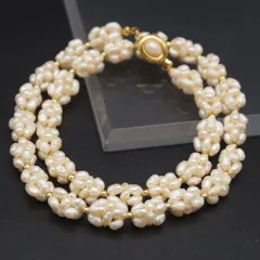 L041 淡水真珠 パール ネックレス デザイン シルバー 6月誕生石