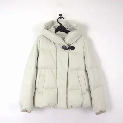 エムケー ミッシェルクラン MK MICHEL KLEIN ダウン ダウンジャケット ワイドシルエット ショールカラー トグルボタン M 38 アイボリー 近年モデルのサムネイル