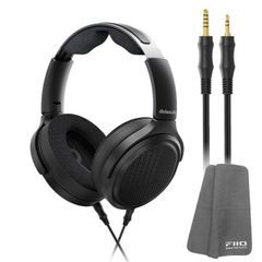 FIIO 開放型 ヘッドホン JT7 ブラック (FIO-JT7-B) 《ロゴ入りクロスプレゼント》