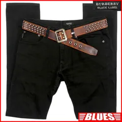 BURBERRY BLACK LABE バーバリーブラックレーベル ジーンズ デニム W29 メンズ 廃盤 黒 ブラックデニム バーバリー_ウエスト73cmから77cm一覧←SEULB屋着古← TY4213