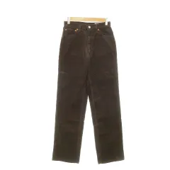 ボブソン BOBSON パンツ コーデュロイ デニム ジーンズ ストレート ハイウエスト M 茶 ブラウン /AH3