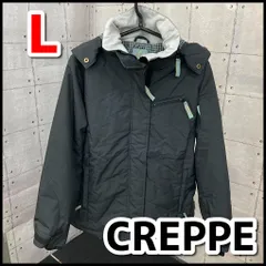 CREPPE　スキー/スノーボードウェア　上着のみ　レディース　Lサイズ　ブラックカラー　現状品　MO12-099-07/60