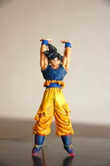 【スミ入れ、汚し加工済み】 ドラゴンボール VS フィギュア スーパーサイヤ人　孫悟空　元気玉