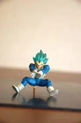 【スミ入れ、汚し加工済み】 ドラゴンボール VS フィギュア スーパーサイヤ人ブルー　ベジータ