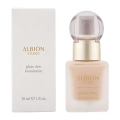 ALBION アルビオン グレイズデュウ ファンデーション 020ピンクベージュ SPF28 PA+++ ツヤ肌 毛穴 キメ 色ムラ[指定場所ダイレクト]