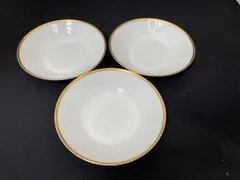 【Noritake】ノリタケ　ゴールドライン　ボウル　14×3cm 3枚