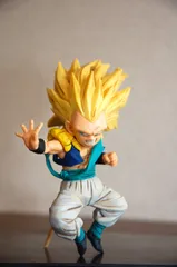 【スミ入れ、汚し加工済み】 ドラゴンボールZ match makers  超サイヤ人3 ゴテンクス  VS魔人ブウ