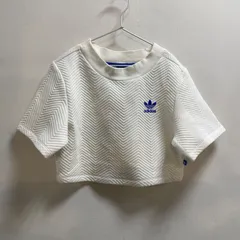 adidas originals アディダスオリジナルス トレーニングウェア ショート丈Tシャツ ホワイト