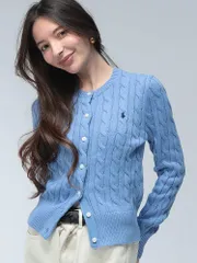 POLO RALPH LAUREN (ポロラルフローレン) ケーブルニット クルーネック カーディガン