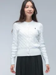 POLO RALPH LAUREN (ポロラルフローレン) ケーブルニット クルーネック カーディガン