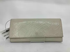 VIVIENNE WESTWOOD ヴィヴィアンウエストウッド 長財布 ウォレット アイボリー 白 ホワイト オーブロゴ 本革 レザー キズ有り レディース