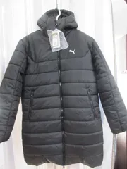 未使用　タグ付き　PUMA プーマ ESS　フーデッド　パデッド　690926　 BLACK　黒　ブラック サイズ M　アウター　コート