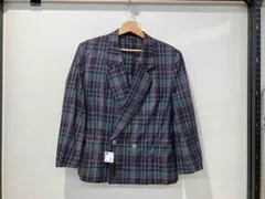 BURBERRYS バーバリーズ メンズ テーラードジャケット 単丈 マルチカラー ノバパープル チェック 90s 肩パット FJB82-350